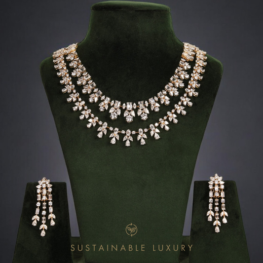 Bridal Necklace Sets in Lab-Grown Diamonds: The Perfect Sparkle for Your Big Day 💎✨