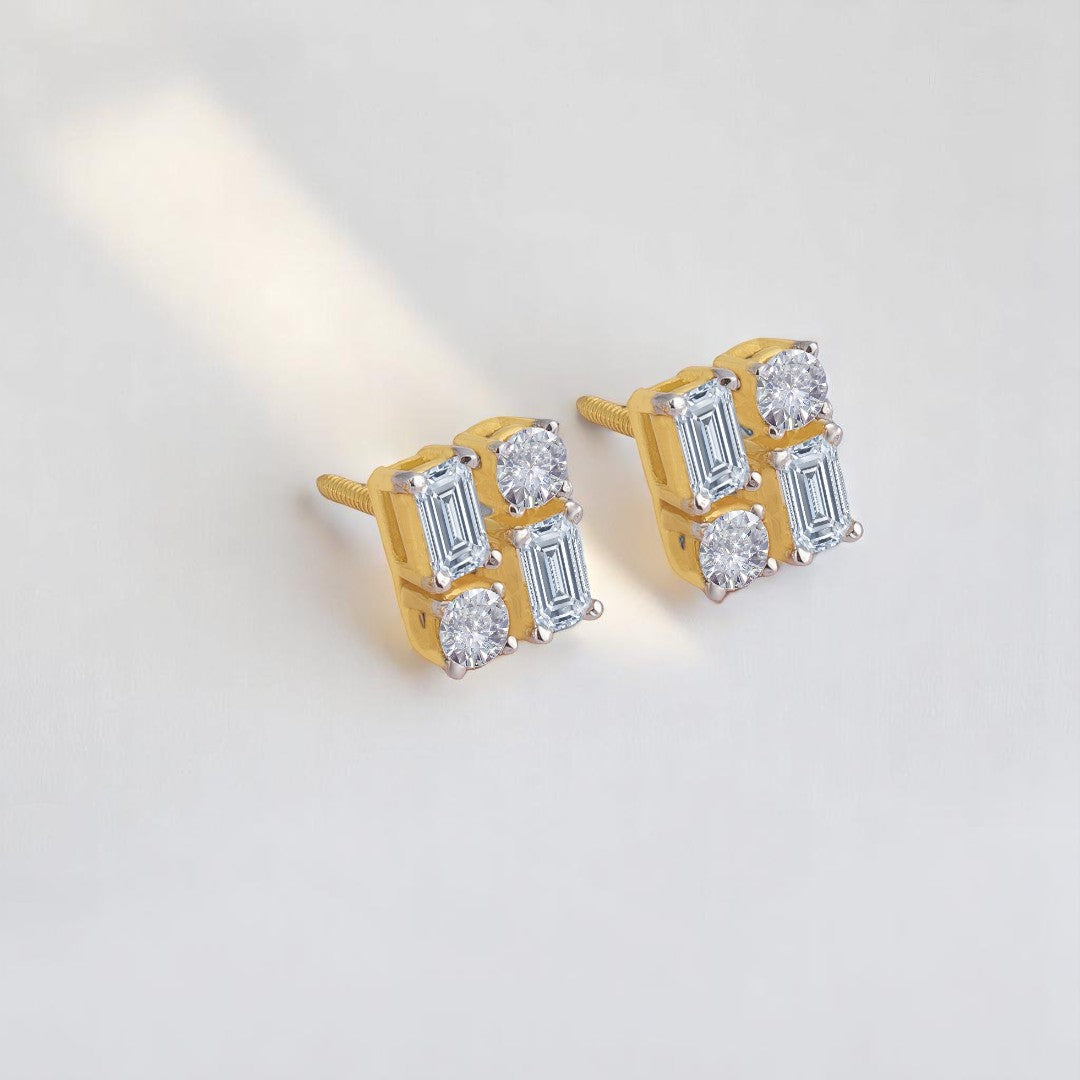 Gilded Glow Studs