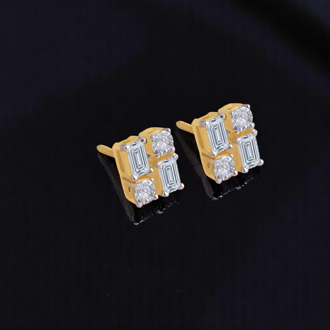 Gilded Glow Studs