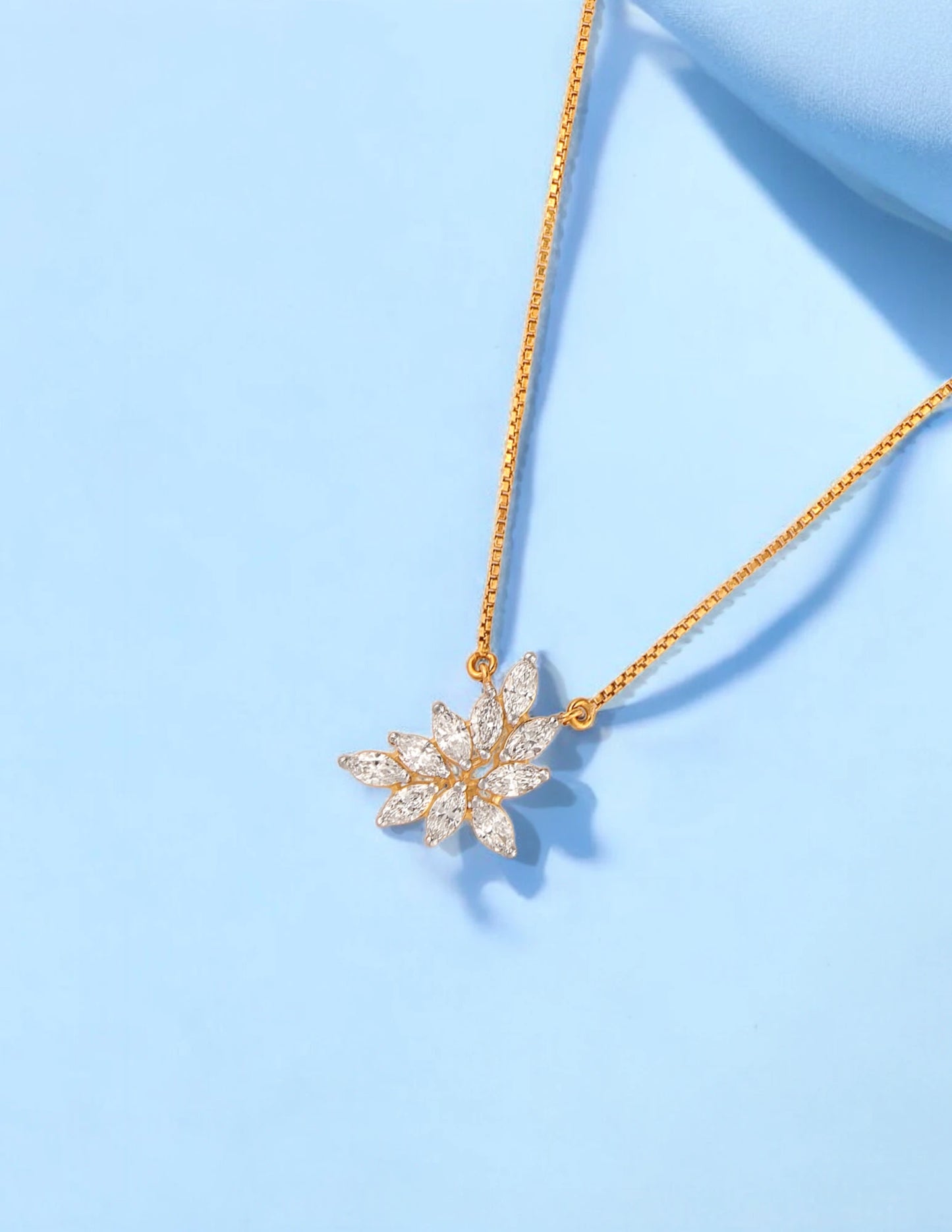 Royal Radiance Pendant- A beautiful lab-grown diamond jewelry piece, showcasing sparkling diamonds set in a stylish design, perfect for special occasions.