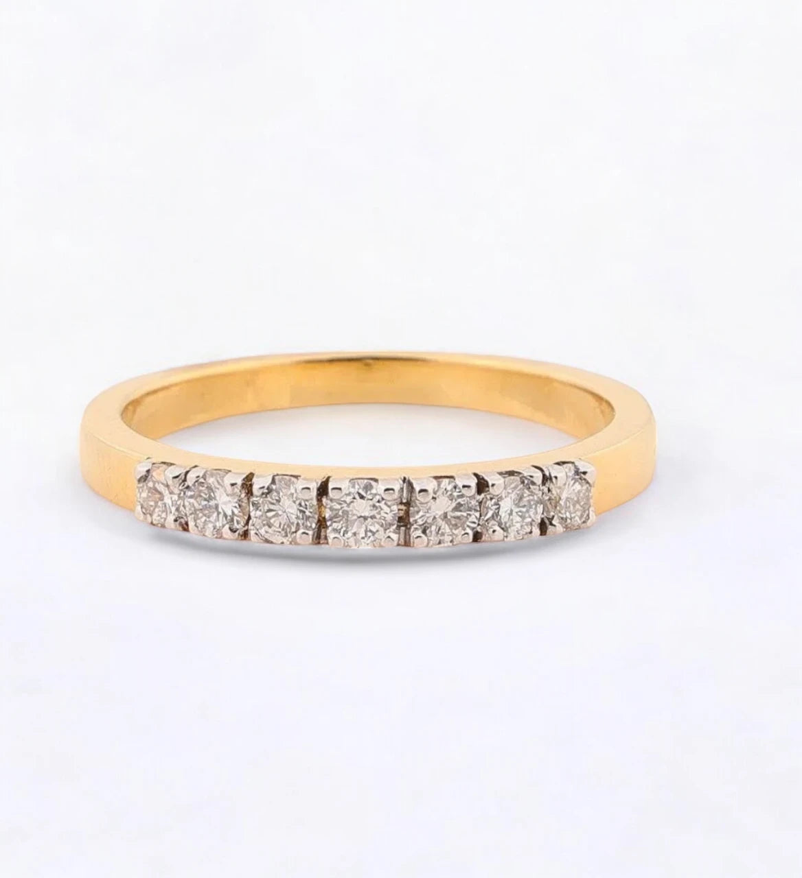 Eternal Diamond Ring- A beautiful lab-grown diamond jewelry piece, showcasing sparkling diamonds set in a stylish design, perfect for special occasions.