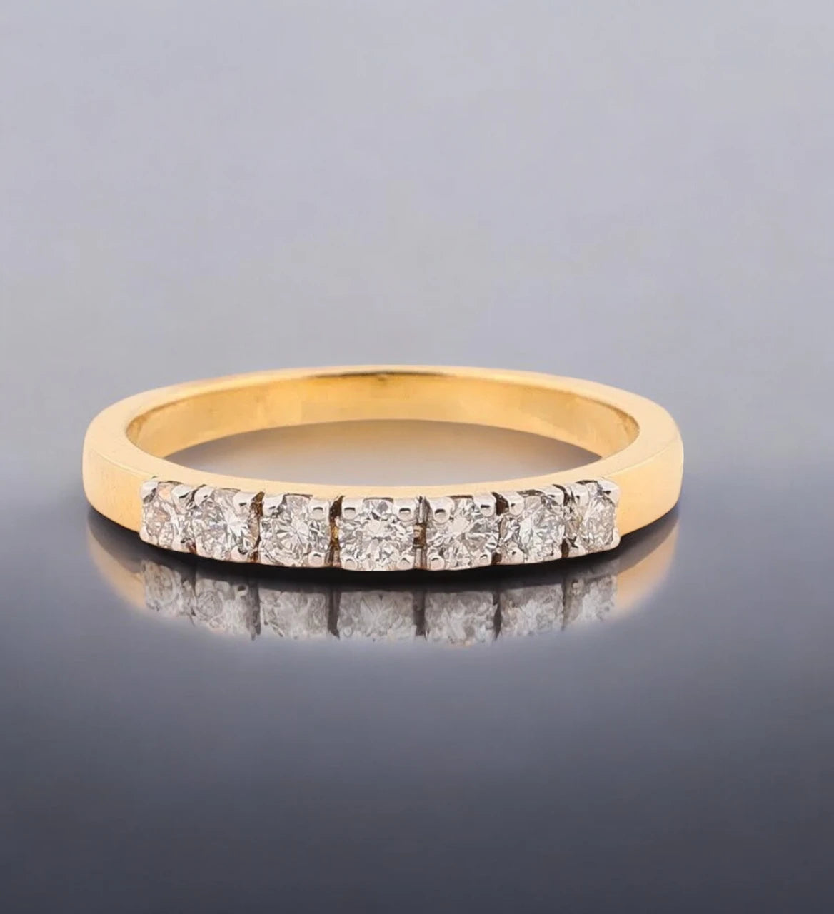 Eternal Diamond Ring- A beautiful lab-grown diamond jewelry piece, showcasing sparkling diamonds set in a stylish design, perfect for special occasions.
