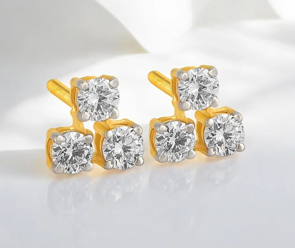 Trinity Round Studs