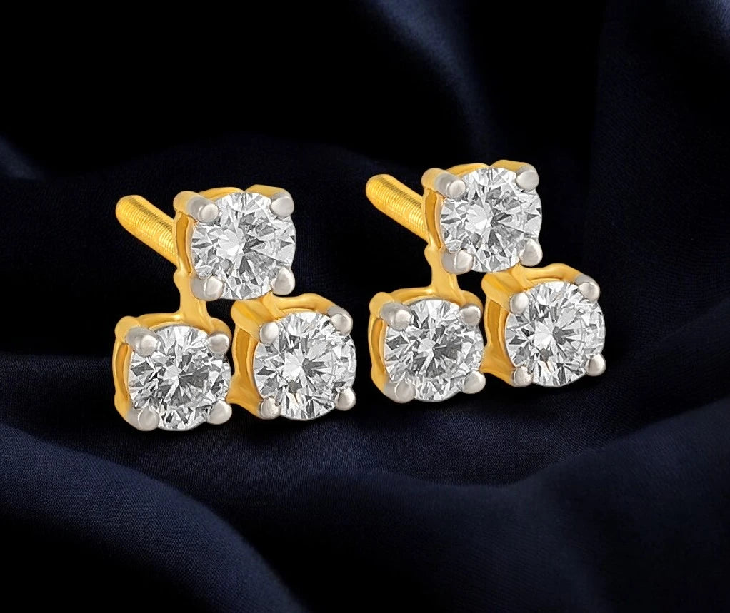 Trinity Round Studs
