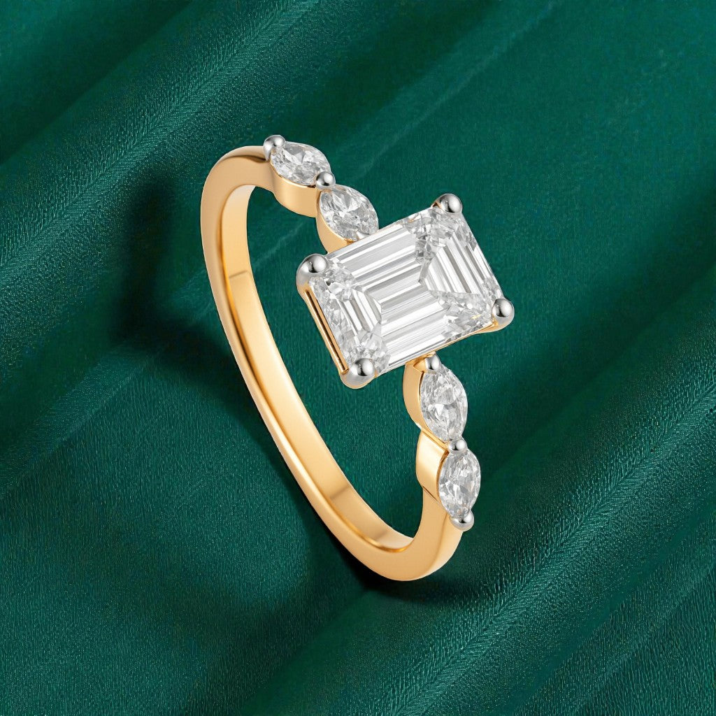 1.69ct Emerald Blossom Ring