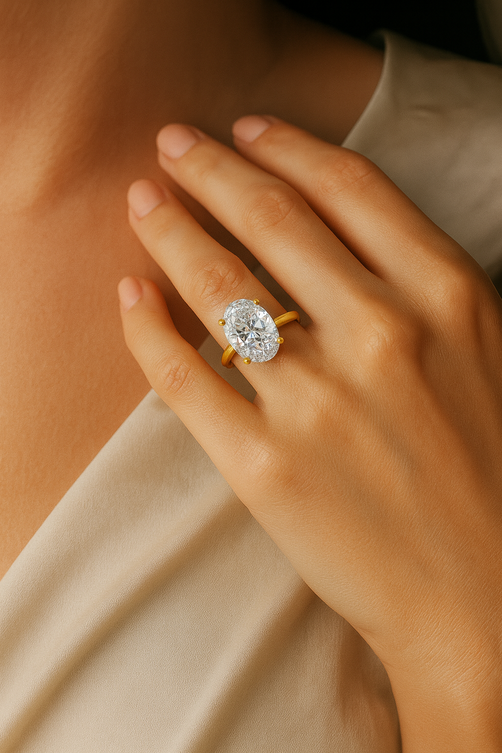 2ct Oval Solitaire Ring
