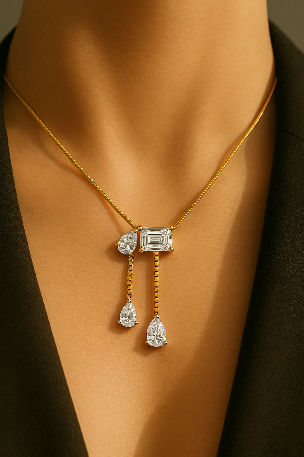 1.67ct Multistone Statement Pendant