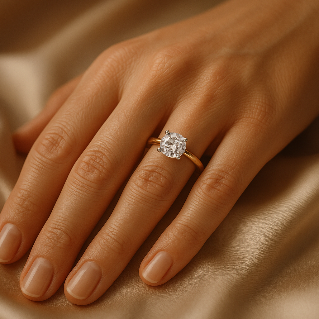 1ct Round Solitaire Ring