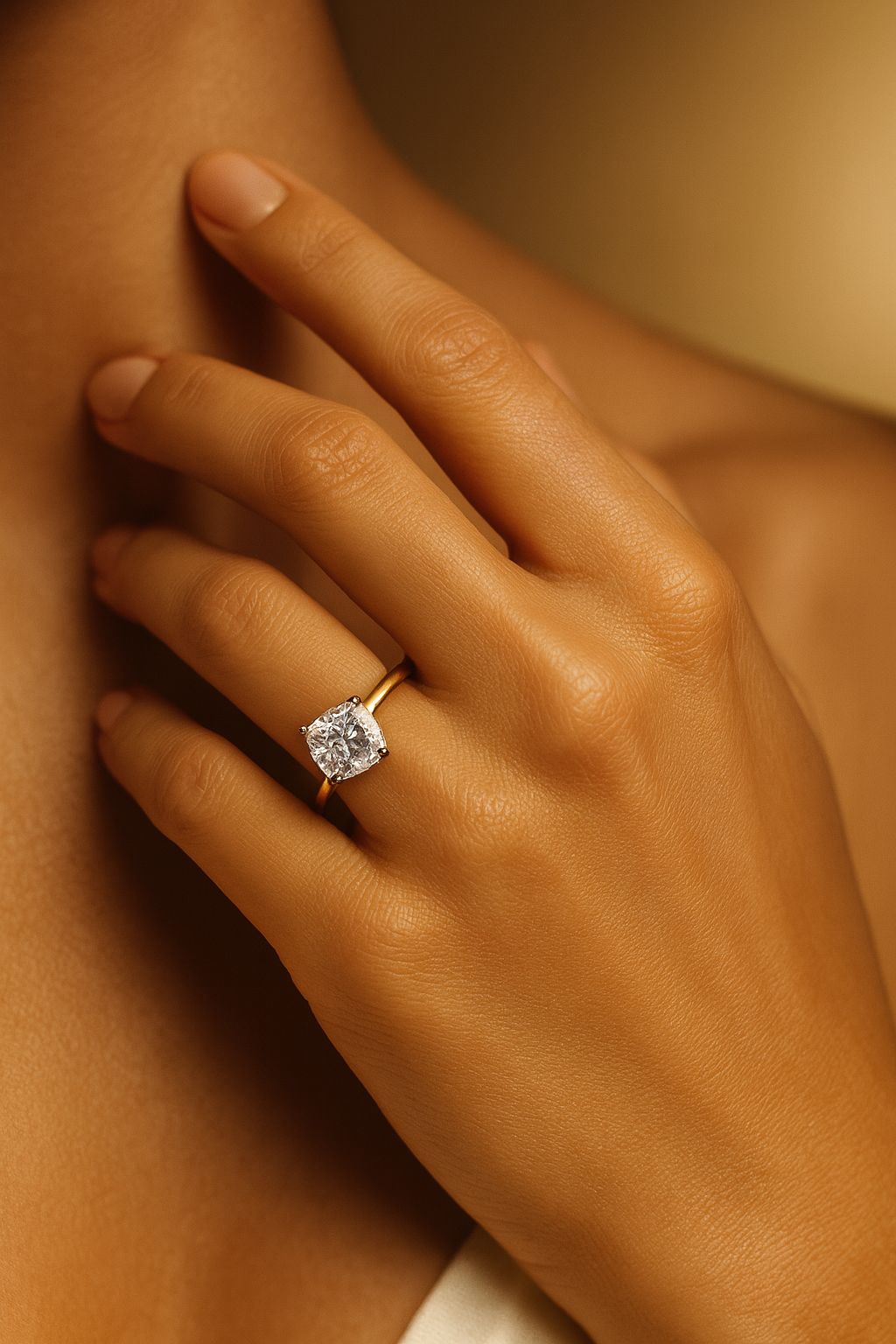 2ct Cushion Kite Ring