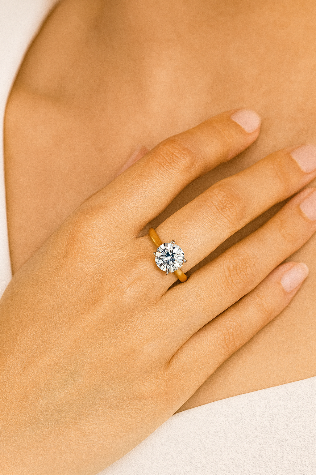 5ct Regal Round Ring