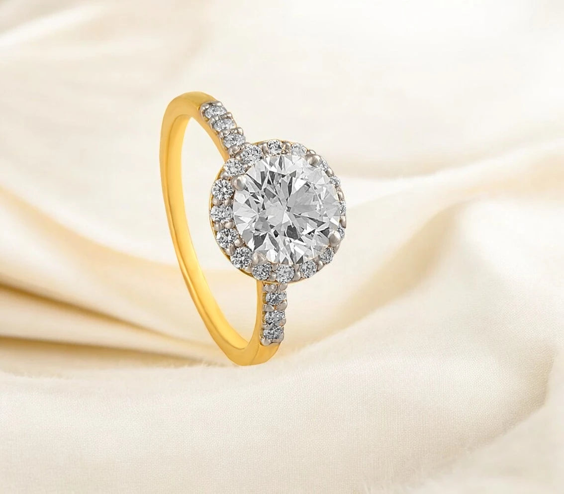 2ct Regal Halo Ring
