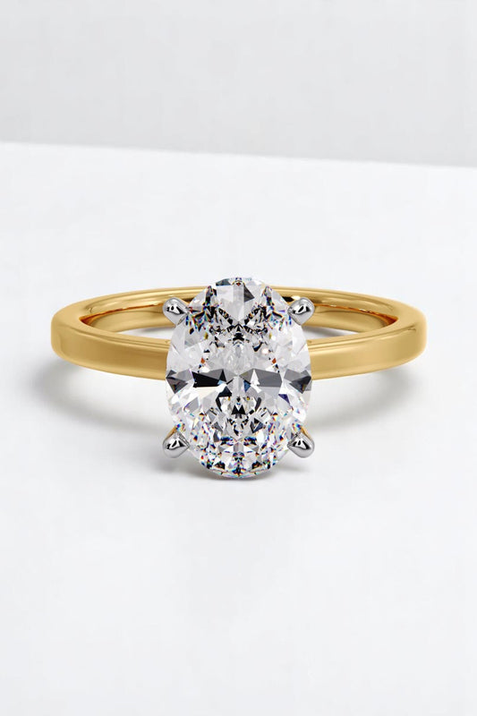 2ct Oval Solitaire Ring