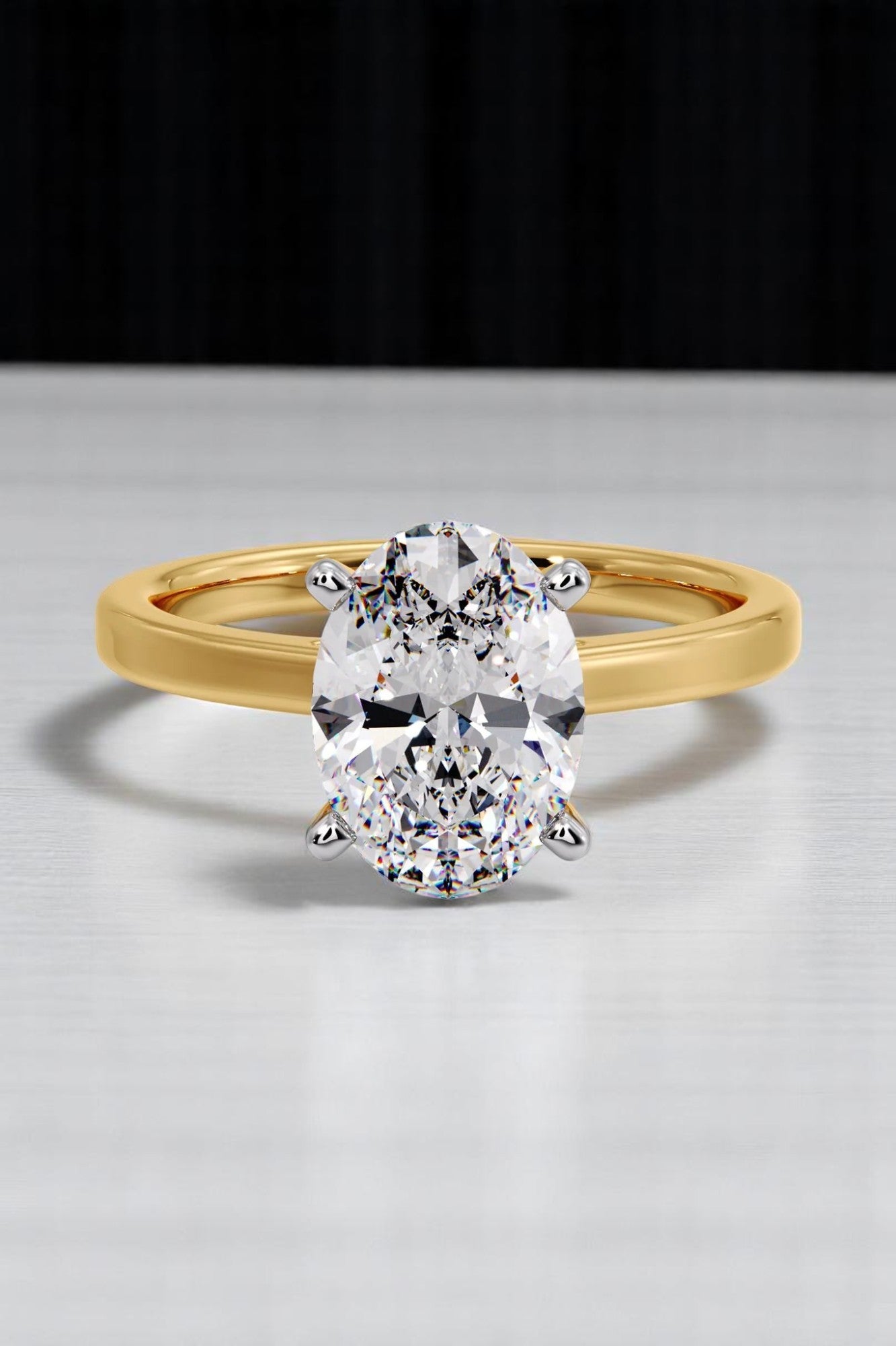 2ct Oval Solitaire Ring