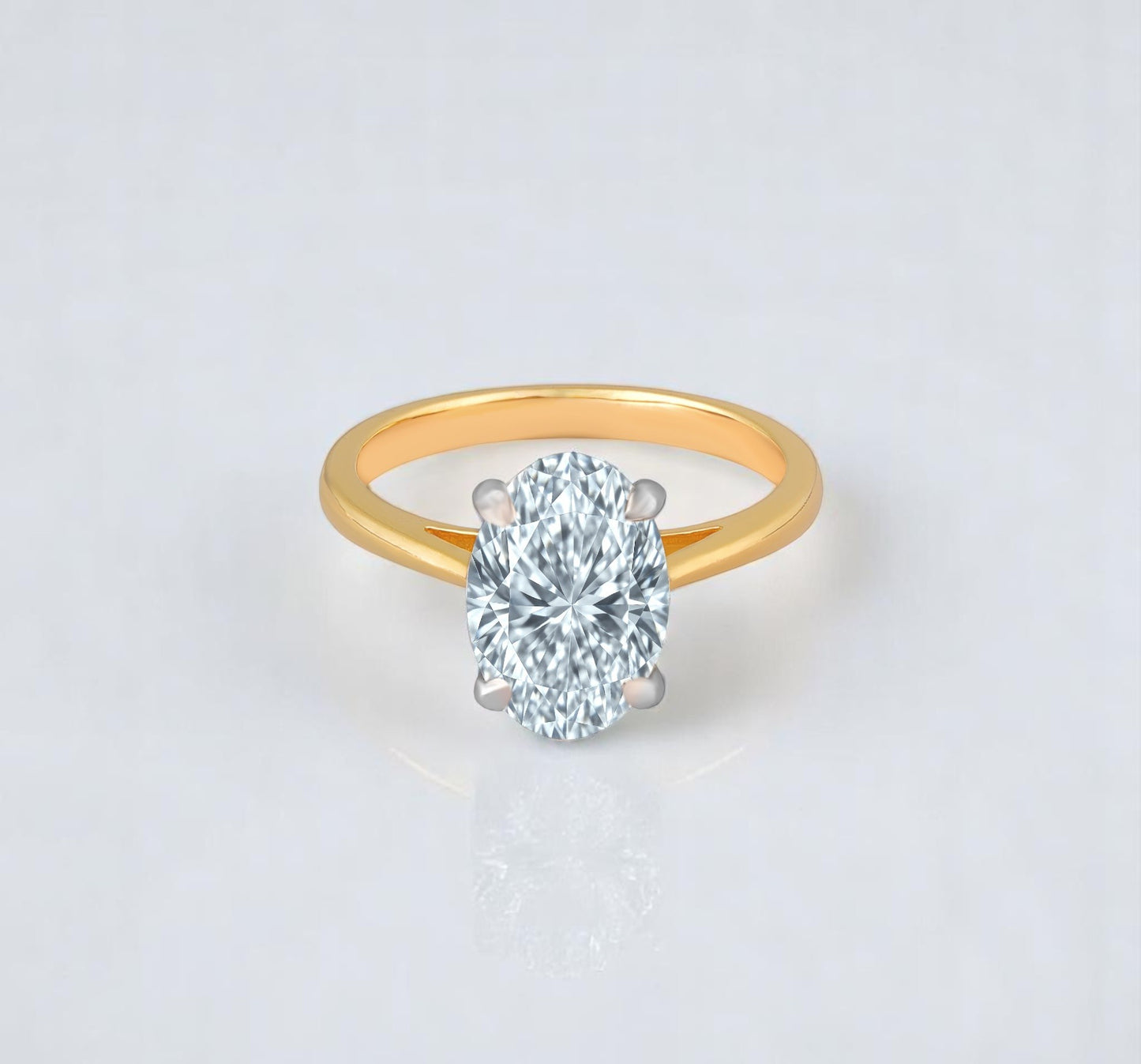 3ct Oval Solitaire Ring