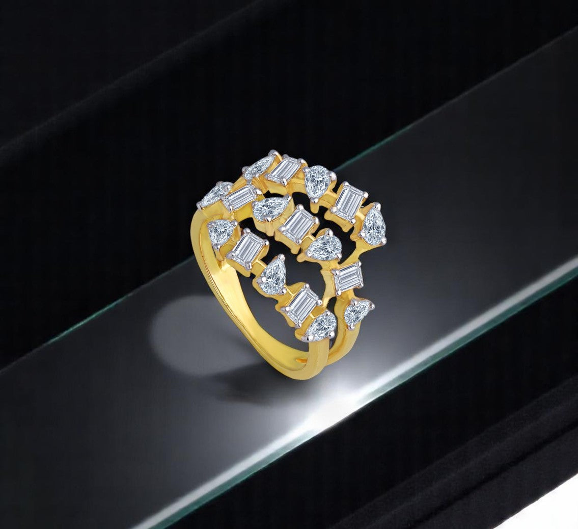 Golden Prism Ring