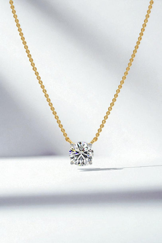 1ct Round Solitaire Pendant