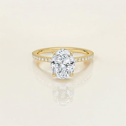 Oval Celeste Ring
