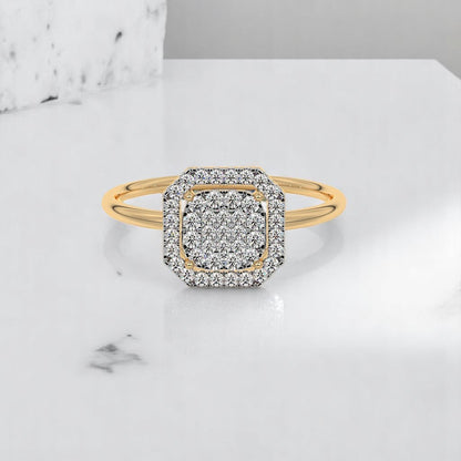 Regal Halo Ring