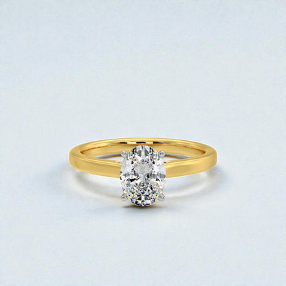 1ct Oval Solitaire Ring