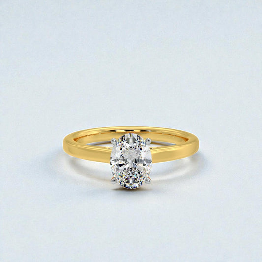1ct Oval Solitaire Ring
