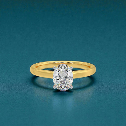 1ct Oval Solitaire Ring