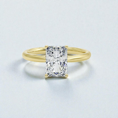 1ct Radiant Cut Solitaire Ring
