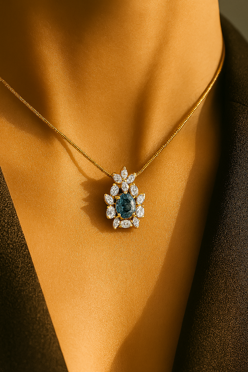 Blue Blossom Pendant