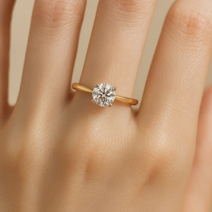 1ct Round Solitaire Ring
