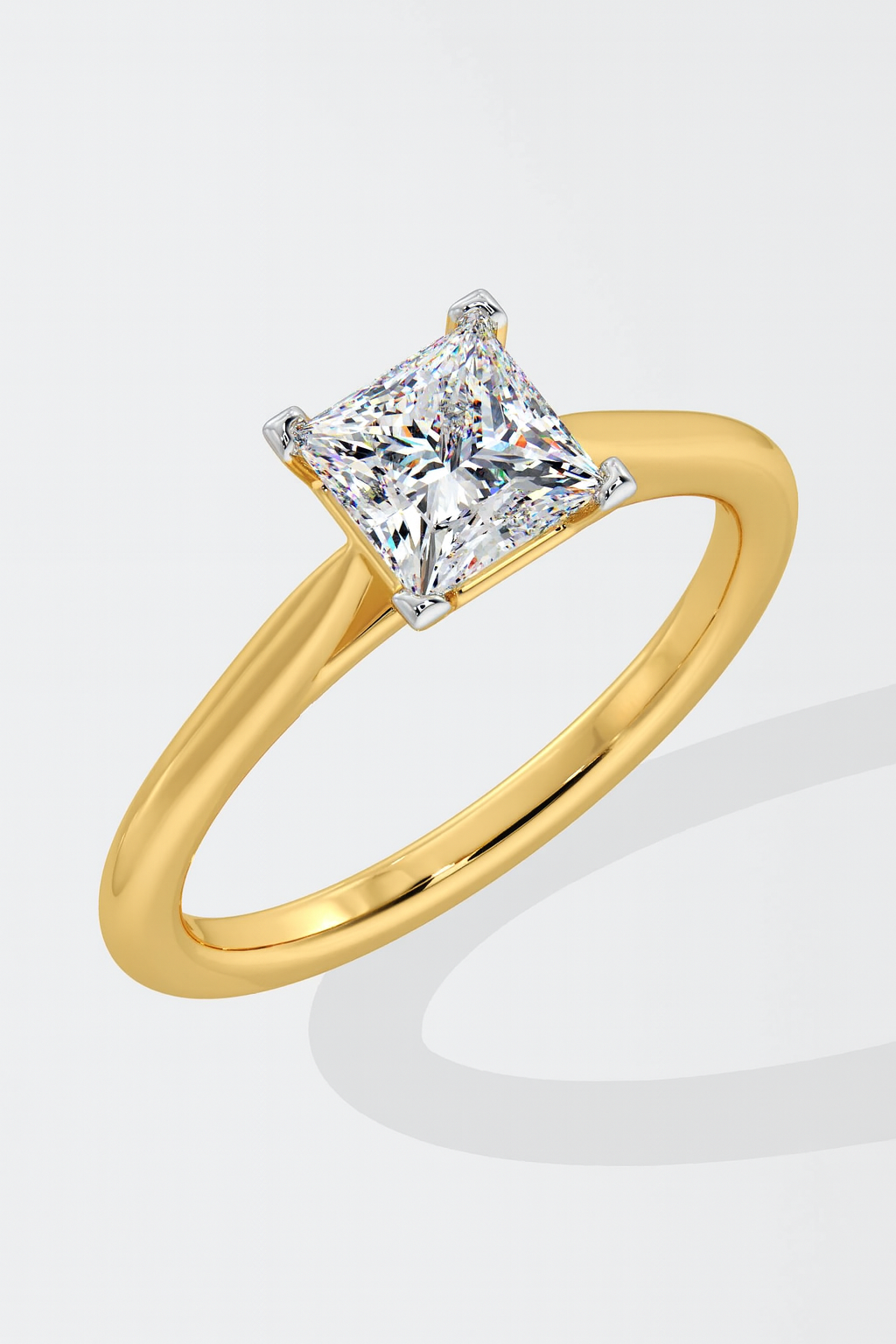 1ct Princess Solitaire Ring