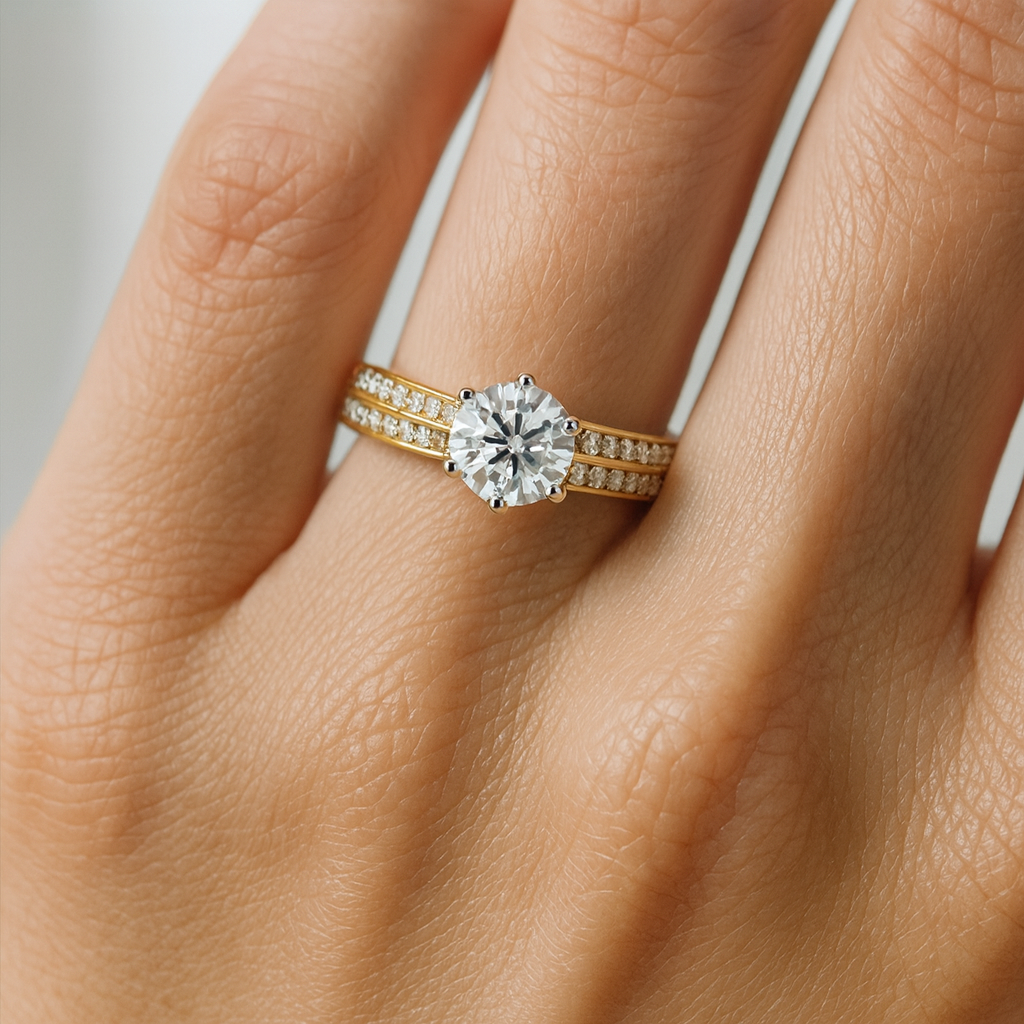 1.20ct Double Band Ring