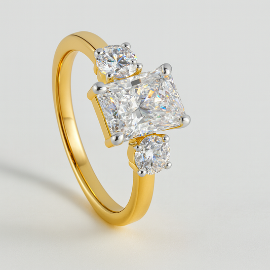 2.1 ct Grace Trio Ring