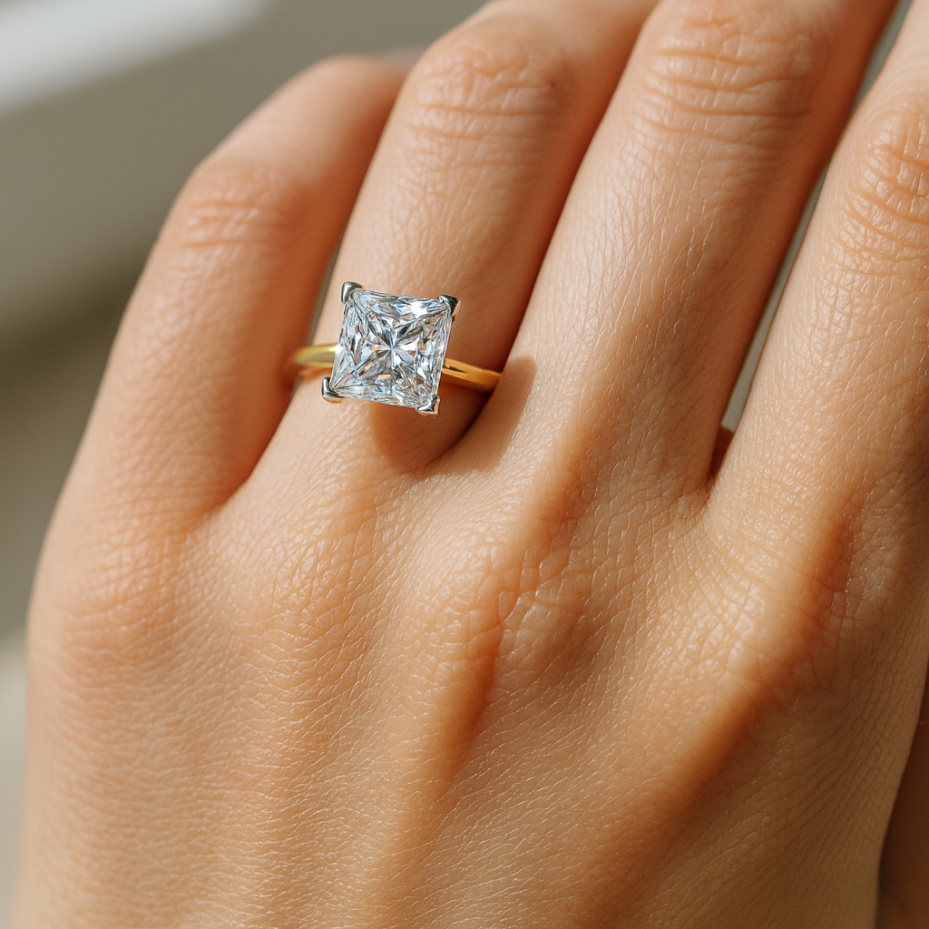 2ct Princess Solitaire Ring