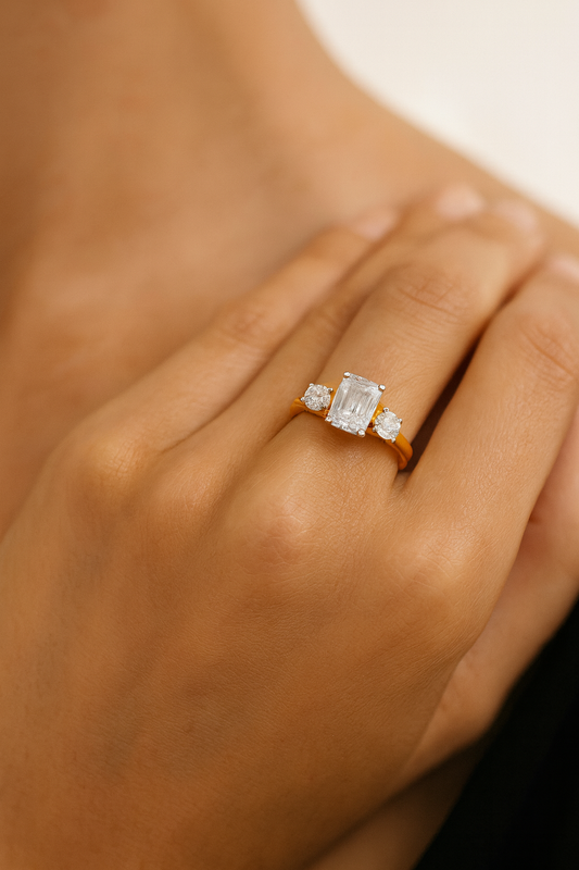 2.1 ct Grace Trio Ring