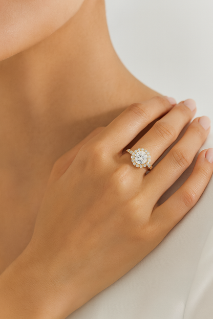 2ct Regal Halo Ring