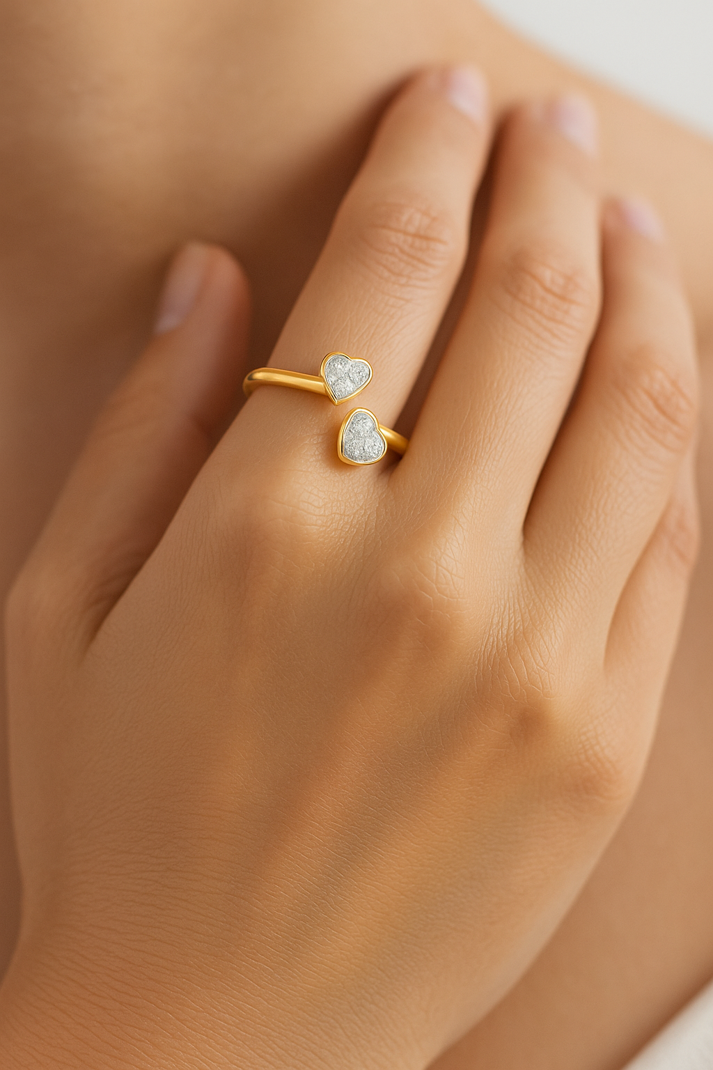 0.10ct Heartbeat Ring