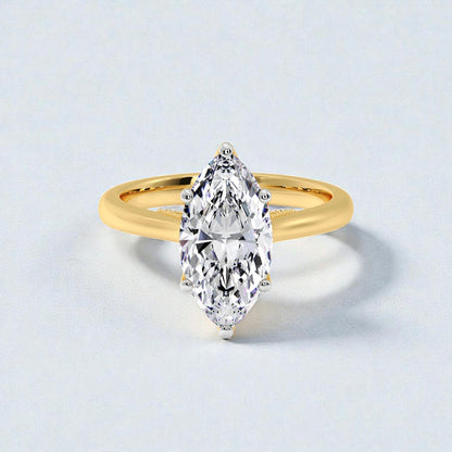 2ct Marquise Solitaire Ring