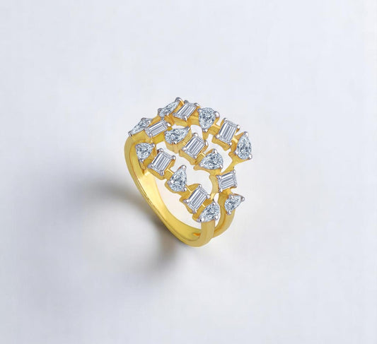 Golden Prism Ring