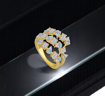 Golden Prism Ring