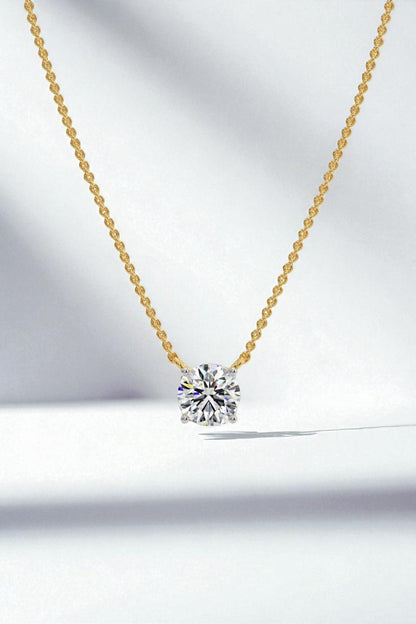 1ct Round Solitaire Pendant