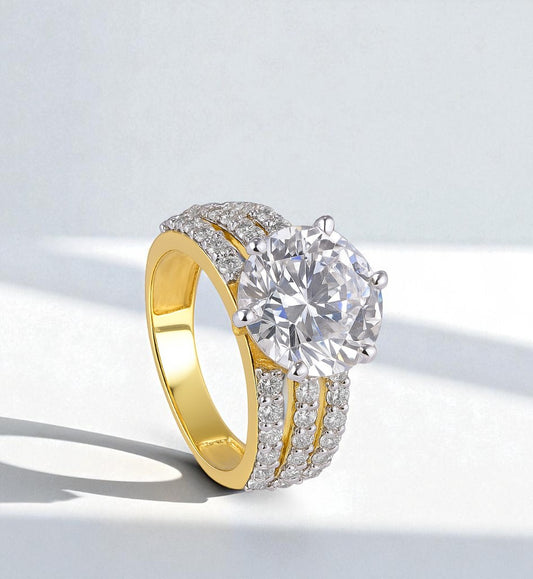 5ct Triple Band Ring