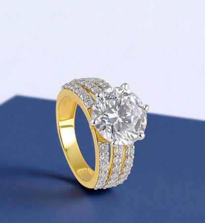 5ct Triple Band Ring