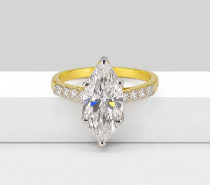 2ct Marquise Band Ring